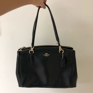 Black coach purse